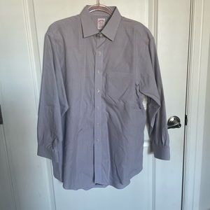 Brooks Brothers Madison non iron checkered dress shirt 16.5 - 32